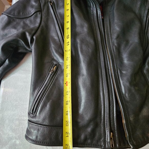 Fashions by Rose Women Leather Biker Jacket - Picture 10 of 11